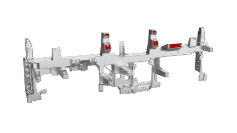 Aluminum Profile CNC Machining Center High Speed 5 Axis CNC Machining Center HV-2500-600A